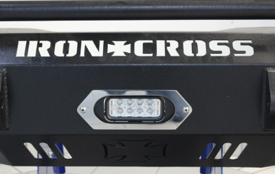 Iron Cross - Iron Cross IC-CLRECT Center Bracket and 6" LED Light for Iron Cross Bumpers - Image 1