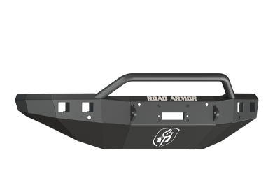 Road Armor - Road Armor 315R4B Front Stealth Winch Bumper with Square Light Holes + Pre-Runner Bar Chevy Silverado 2500HD/3500 2015-2019 - Image 1