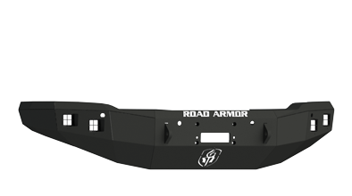 Road Armor - Road Armor 214R0B Front Stealth Winch Bumper with Square Light Holes GMC Sierra 1500 2014-2015 - Image 2