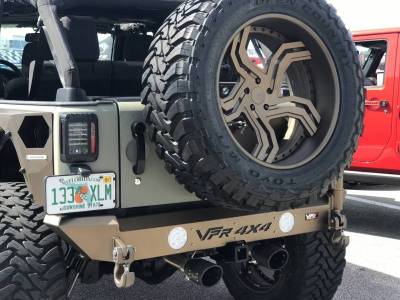 VPR 4x4 - VPR 4x4 VPR-123-CSC Rear Bumper with Tire Carrier Jeep Wrangler JK 2007-2018 - Image 4