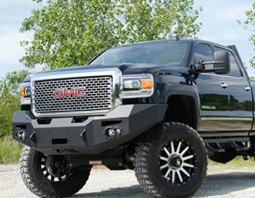 Fab Fours - Fab Fours GM14-C3151-1 Winch Front Bumper with Sensors GMC 2500HD/3500 2015-2019 - Image 2