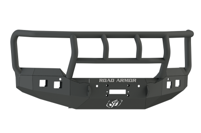Road Armor - Road Armor 215R2B Front Stealth Winch Bumper with Square Light Holes +Titan II Guard GMC Sierra 2500HD/3500 2015-2019 - Image 1