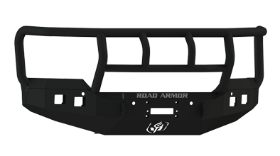 Road Armor - Road Armor 215R2B Front Stealth Winch Bumper with Square Light Holes +Titan II Guard GMC Sierra 2500HD/3500 2015-2019 - Image 2