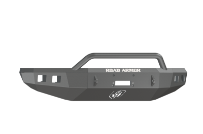 Road Armor - Road Armor 914R4B Front Stealth Winch Bumper with Square Light Holes + Pre-Runner Bar Toyota Tundra 2014-2018 - Image 1