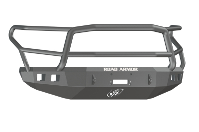 Road Armor - Road Armor 914R5B Front Stealth Winch Bumper with Square Light Holes + Lonestar Guard Toyota Tundra 2014-2016 - Image 1