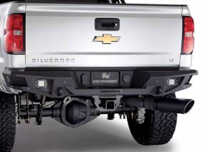 Go Rhino - Go Rhino 28173T BR20 Rear Bumper Chevy Silverado 2500HD/3500 2015-2019 - Image 2