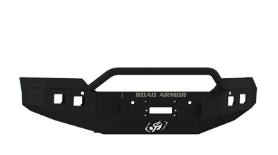 Road Armor - Road Armor 215R4B Front Stealth Winch Bumper with Square Light Holes + Pre-Runner Bar GMC Sierra 2500HD/3500 2015-2019 - Image 2