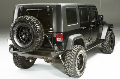 Fab Fours - Fab Fours JK07-Y1251-1 Premium Rear Bumper Jeep Wrangler JK 2007-2018 - Image 6