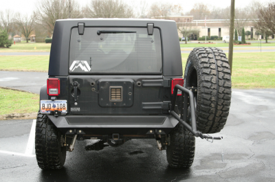 Fab Fours - Fab Fours JK07-Y1251-1 Premium Rear Bumper Jeep Wrangler JK 2007-2018 - Image 8