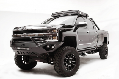 Fab Fours - Fab Fours CH15-V3052-1 Vengeance Front Bumper with Pre-Runner Chevy Silverado 2500HD/3500 2015-2019 - Image 2
