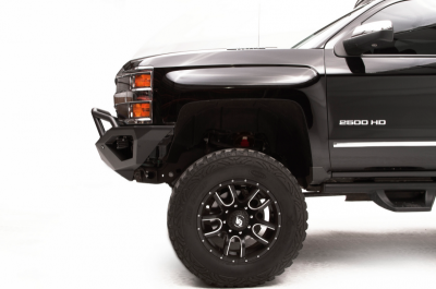 Fab Fours - Fab Fours CH15-V3052-1 Vengeance Front Bumper with Pre-Runner Chevy Silverado 2500HD/3500 2015-2019 - Image 3