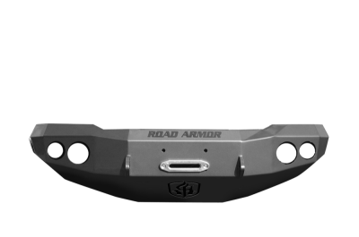 Road Armor - Road Armor 23710B Front Stealth Winch Bumper with Round Light Holes GMC Sierra 2500HD/3500 2003-2006 - Image 1