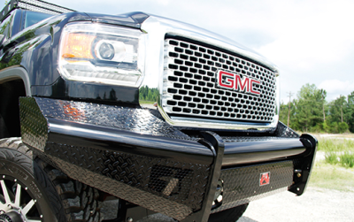 Fab Fours - Fab Fours GM14-S3161-1 Black Steel Front Bumper No Guard GMC Sierra 2500HD/3500 2015-2019 - Image 3