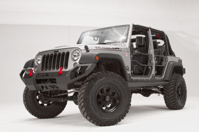 Fab Fours - Fab Fours JK07-D1851-1 Vengeance Front Bumper Jeep Wrangler JK 2007-2018 - Image 3