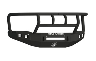 Road Armor - Road Armor 214R2B-NW Front Stealth Non-Winch Bumper with Square Light Holes + Titan II Guard GMC Sierra 1500 2014-2015 - Image 2