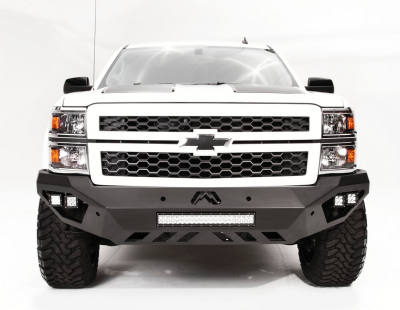 Fab Fours - Fab Fours CS14-D3051-1 Vengeance Front Bumper No Guard Chevy Silverado 1500 2014-2015 - Image 4