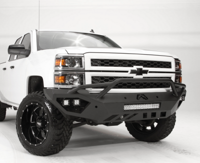 Fab Fours - Fab Fours CS14-D3052-1 Vengeance Front Bumper with Pre-Runner Chevy Silverado 1500 2014-2015 - Image 4