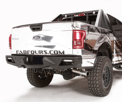 Fab Fours - Fab Fours FF09-E1751-1 Vengeance Rear Bumper with Sensor Holes Ford F150 2009-2014 - Image 2