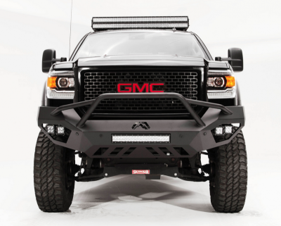 Fab Fours - Fab Fours GM15-V3152-1 Vengeance Front Bumper with Pre-Runner GMC Sierra 2500HD/3500 2015-2019 - Image 1