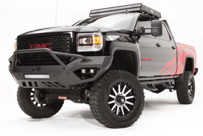 Fab Fours - Fab Fours GM15-V3152-1 Vengeance Front Bumper with Pre-Runner GMC Sierra 2500HD/3500 2015-2019 - Image 2