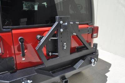 DV8 Offroad - DV8 Offroad RS-2 Rear Bumper with Integrated Tire Carrier Jeep Wrangler JK 2007-2018 - Image 2