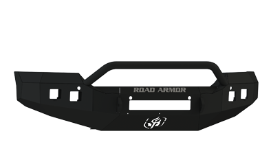 Road Armor - Road Armor 215R4B-NW Front Stealth Non-Winch Bumper with Square Light Holes + Pre-Runner Bar GMC Sierra 2500HD/3500 2015-2019 - Image 2