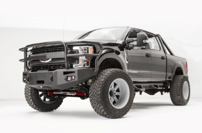 Fab Fours - Fab Fours FS17-A4150-1 Winch Front Bumper with Grille Guard Ford F250/F350 2017-2018 - Image 2