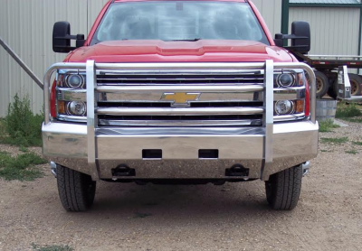 Truck Defender - Truck Defender Aluminum Front Bumper Chevy Silverado 2500HD/3500 2015-2019 - Image 1