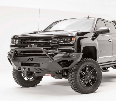 Fab Fours - Fab Fours CS16-D3852-1 Vengeance Front Bumper with Sensor Holes and Pre-Runner Chevy Silverado 1500 2016-2018 - Image 3