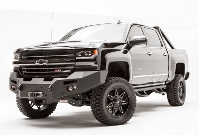 Fab Fours - Fab Fours CS16-F3851-1 Winch Front Bumper with Sensor Holes Chevy Silverado 1500 2016-2018 - Image 3