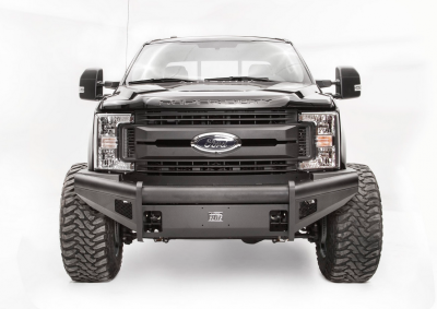 Fab Fours - Fab Fours FS17-Q4161-1 Black Steel Elite Smooth Front Bumper No Guard Ford F250/F350 2017-2018 - Image 2