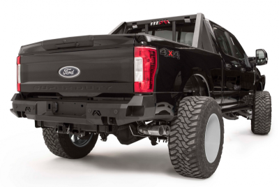 Fab Fours - Fab Fours FS17-W4151-1 Premium Rear Bumper with Sensors Ford 2017-2018 - Image 2