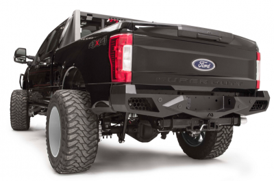 Fab Fours - Fab Fours FS17-E4151-1 Vengeance Rear Bumper with Sensor Holes Ford F250/F350 2017-2018 - Image 2