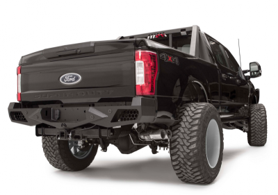 Fab Fours - Fab Fours FS17-E4151-1 Vengeance Rear Bumper with Sensor Holes Ford F250/F350 2017-2018 - Image 3