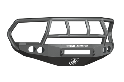 Road Armor - Road Armor 40802B-NW Front Stealth Non-Winch Bumper with Round Light Holes + Titan II Guard Dodge RAM 2500/3500 2010-2018 - Image 1