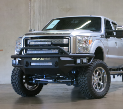 Road Armor - Road Armor SA6114B-NW Front Sahara Non-Winch LED Bumper Ford F250/F350 2011-2016 - Image 1