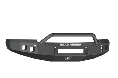 Road Armor - Road Armor 314R4B-NW Front Stealth Non-Winch Bumper with Square Light Holes + with Pre-Runner Guard Chevy Silverado 1500 2014-2015 - Image 2