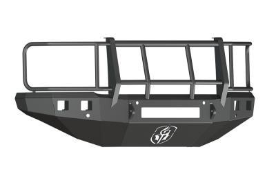 Road Armor - Road Armor 315R6B-NW Front Stealth Non-Winch Bumper with Square Light Holes + with Foreman Guard Chevy Silverado 2500HD/3500 2015-2019 - Image 1