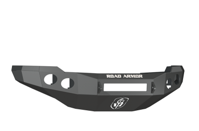 Road Armor - Road Armor 38200B-NW Front Stealth Non-Winch Bumper with Round Light Holes + with Square Light Holes Chevy Silverado 2500/3500 2011-2014 - Image 1