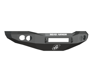Road Armor - Road Armor 44060B-NW Front Stealth Non-Winch Bumper with Round Light Holes Dodge RAM 2500/3500 2006-2009 - Image 1