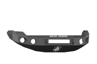 Road Armor - Road Armor 66130B-NW Front Stealth Non-Winch Bumper with Round Light Holes F-150 2009-2014 - Image 1