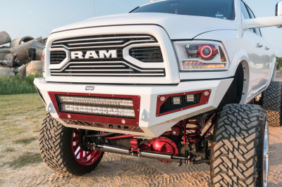 Bodyguard - Bodyguard A2LFBD102S A2L Non-Winch Low Profile Base Front Bumper Dodge 2500/3500 with Sensors 2010-2018 - Image 3