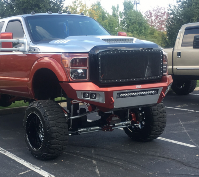 Bodyguard A2LFBF112F Low Profile Base Front Bumper Ford F450/F550/F350 ...