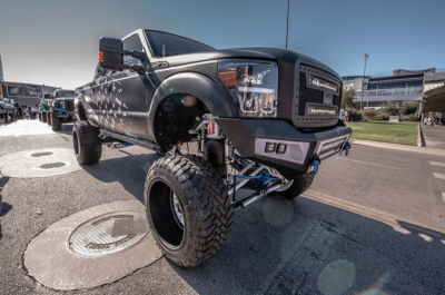 Bodyguard - Bodyguard A2LFBF114F A2L Non-Winch Low Profile Base Front Bumper Ford F450/F550/F350 2011-2016 Wide Flares - Image 4