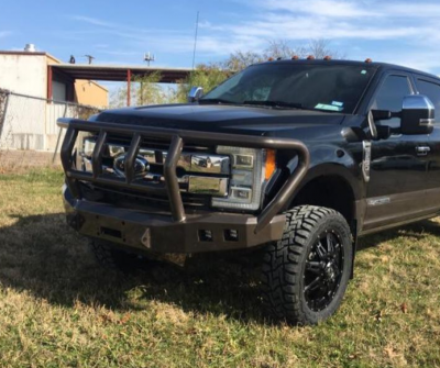 Road Armor - Road Armor 617F2B Front Stealth Winch Bumper with Square Light Holes + Titan II Guard Ford F250/F350 2017-2018 - Image 2