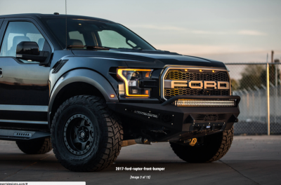 Addictive Desert Designs - ADD F117432860103 Honeybadger Front Bumper Ford Raptor 2017-2018 - Image 12