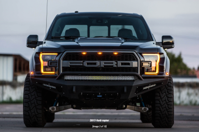 Addictive Desert Designs - ADD F117432860103 Honeybadger Front Bumper Ford Raptor 2017-2018 - Image 13