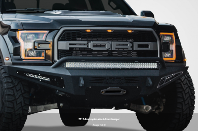 Addictive Desert Designs - ADD F117382860103 Honeybadger Winch Front Bumper Ford Raptor 2017-2018 - Image 2