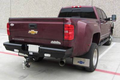 American Built - American Built 3RX23152 Panther Rear Bumper with Lights Chevy Silverado 2500HD/3500 2015-2019 - Image 1