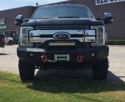 Iron Cross - Iron Cross 22-425-17 Winch Front Bumper with Push Bar Ford F250/F350 2017-2018 - Image 1